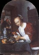 Jan Steen The oysters eater Germany oil painting artist